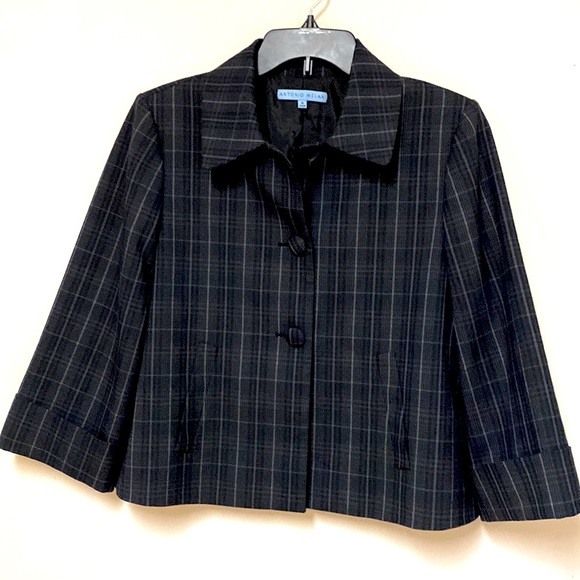 Vintage Antonio Melani Cropped Blazer - Picture 1 of 8